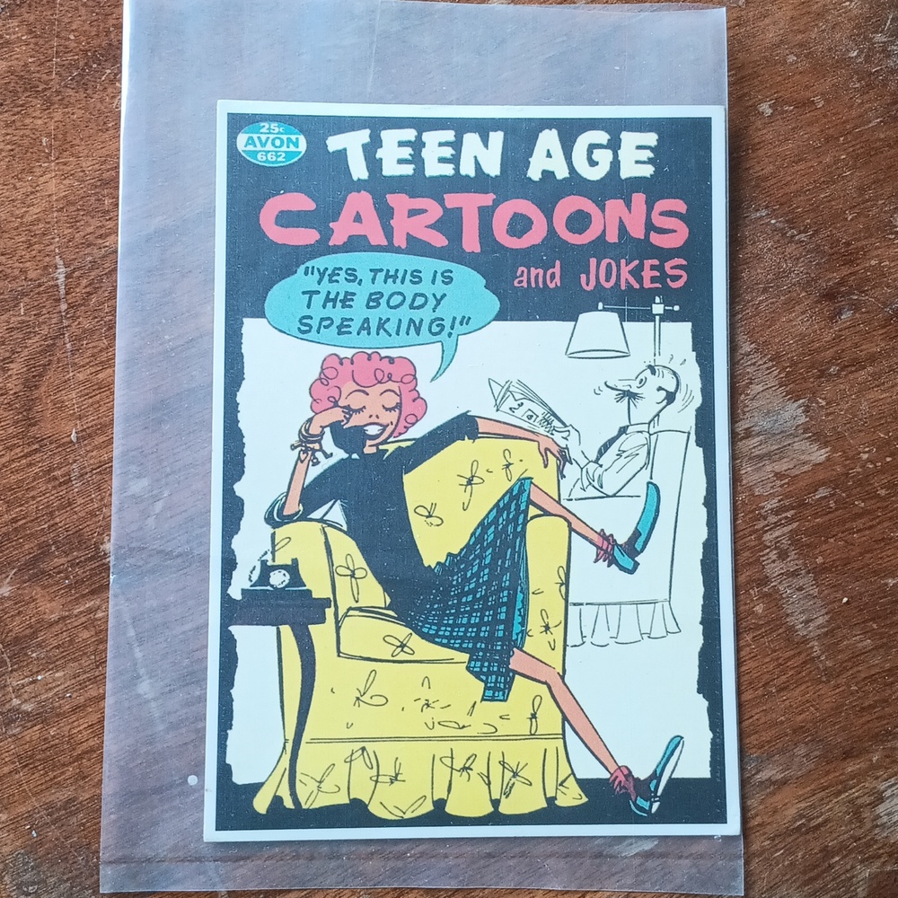 Vintage Teen Age Cartoons and Jokes Comic 1995 Post Card